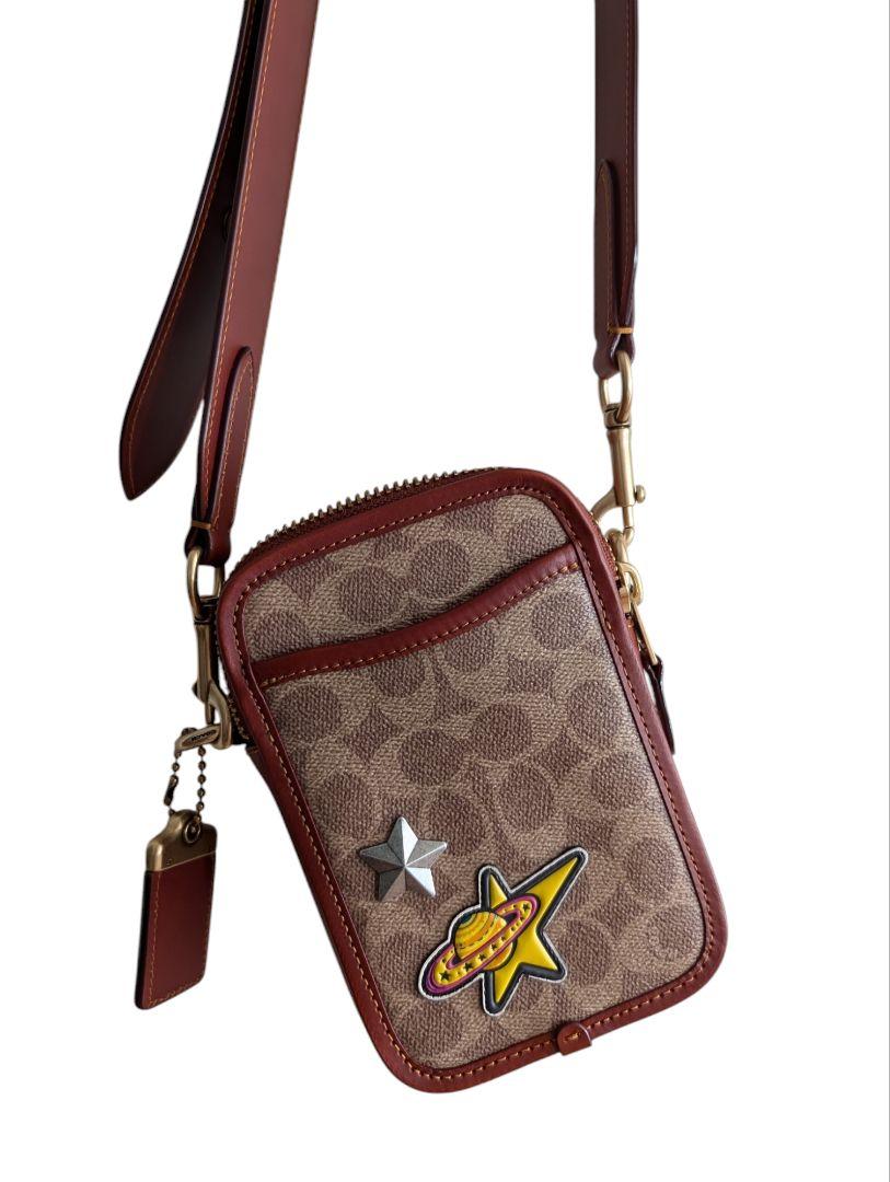 COACH ブラウン ショルダーバッグ 美品