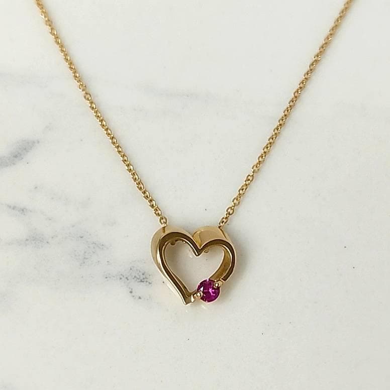 極美品】✨スタージュエリー ペンダント ネックレス ルビー ピンク