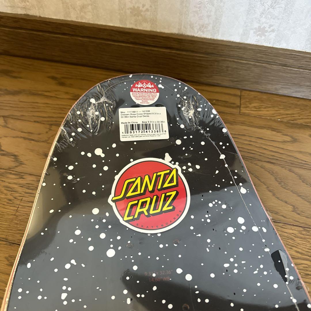 サンタクルーズ　スケボーデッキ　Dressenドレッセンローズクロス　9.31