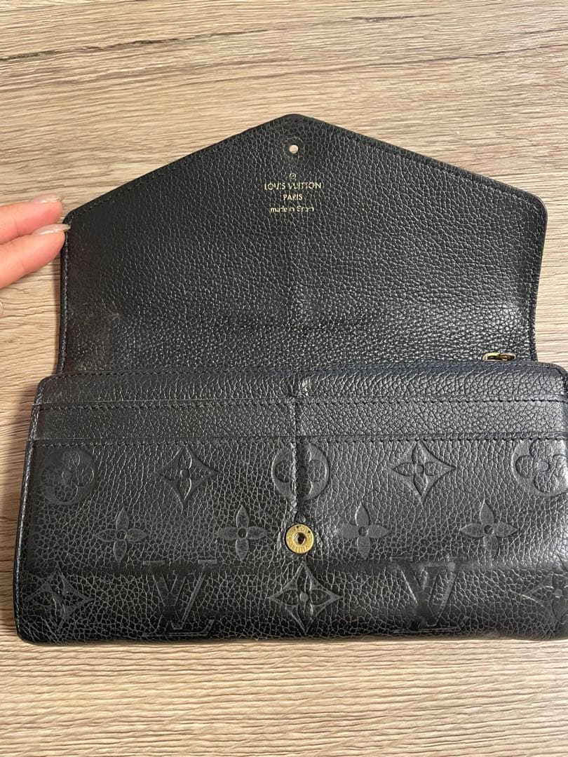 Louis Vuitton ブラック 長財布 Louis Vuitton ブラック 長財布