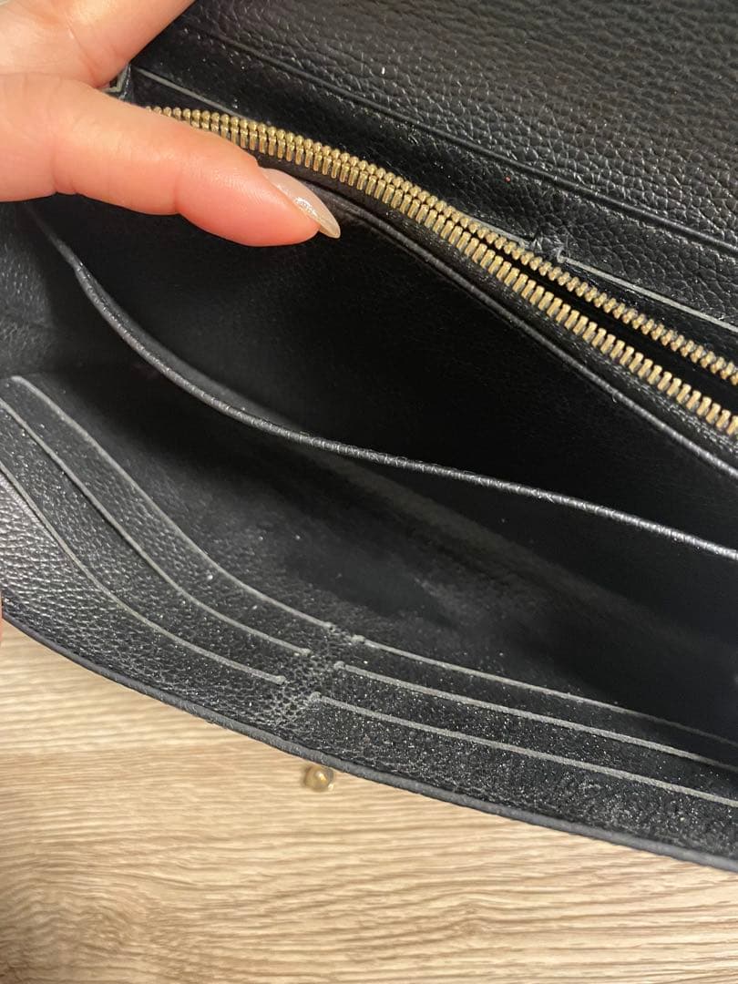 Louis Vuitton ブラック 長財布 Louis Vuitton ブラック 長財布