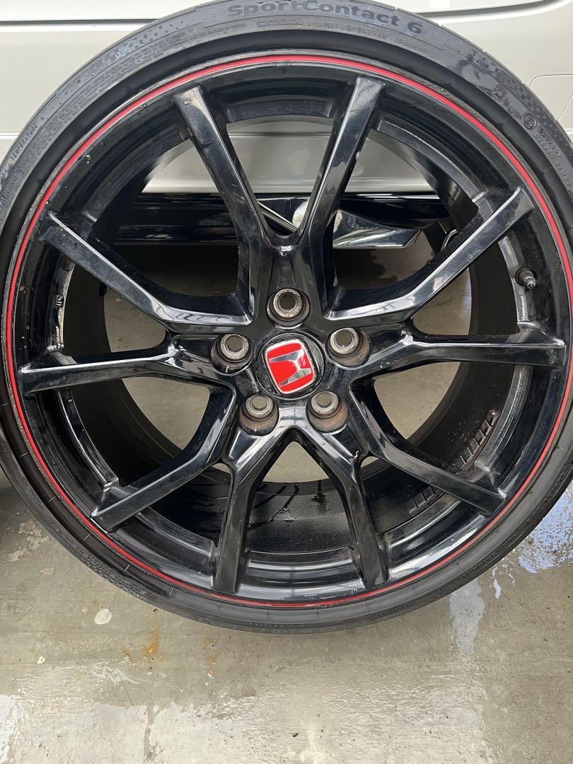 シビックタイプR FK8 ホイール&タイヤ4本　送料込み