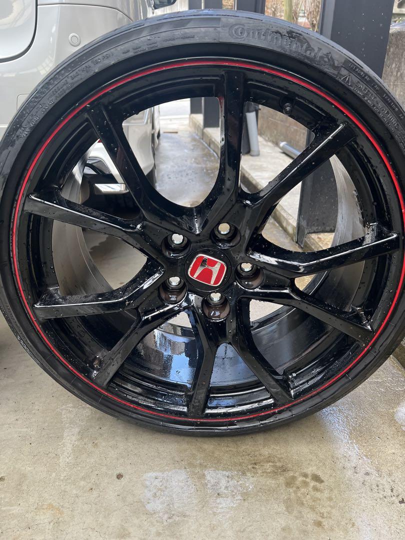 シビックタイプR FK8 ホイール&タイヤ4本　送料込み