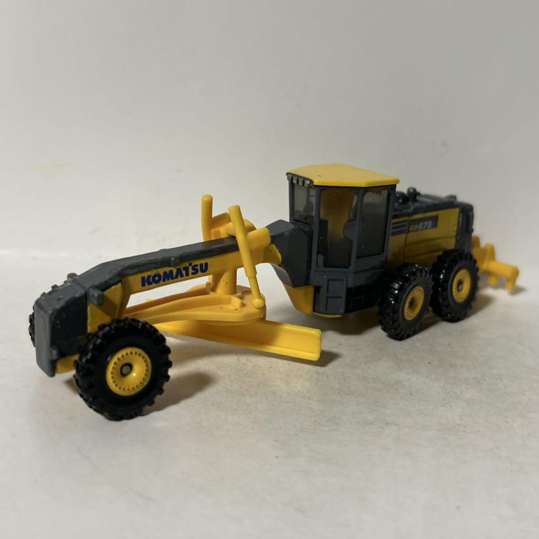 ロング トミカ コマツ モーターグレーダー GD675-6 ミニカー