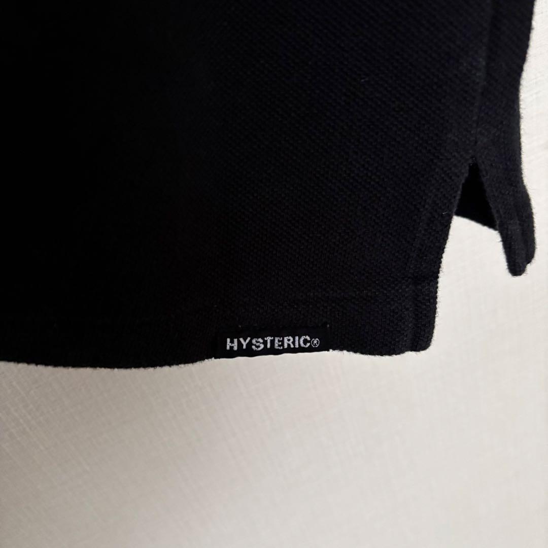 【入手困難】ヒステリックグラマー ビッグロゴ ヒスガール 半袖ポロシャツ 黒