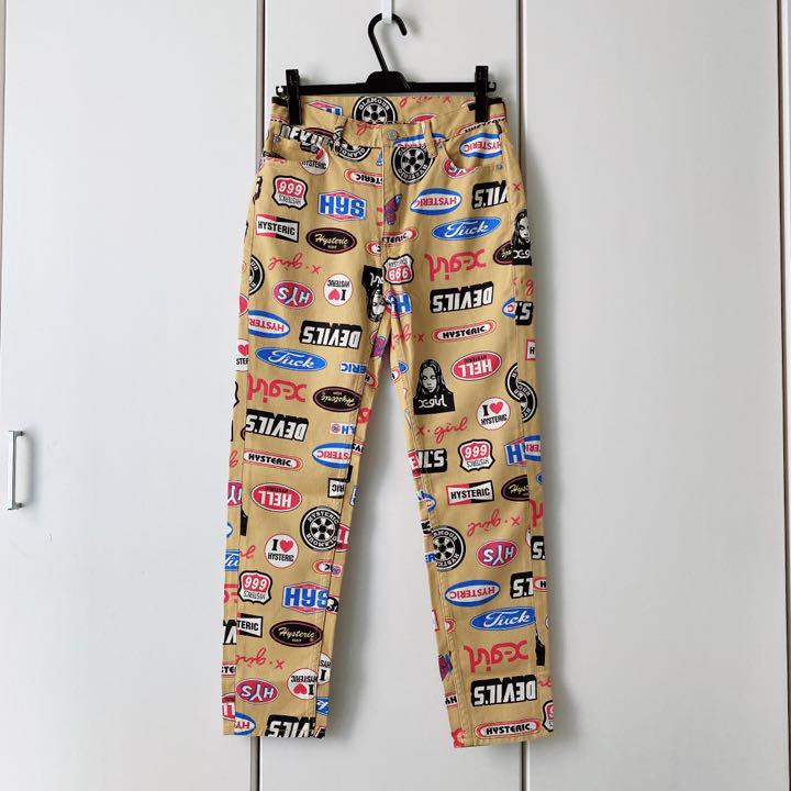 新品 エックスガール ヒステリックグラマー コラボ デニム パンツ 再開困難 新品 エックスガール パンツ デニム コラボ ヒステリックグラマー デニム/ジーンズ