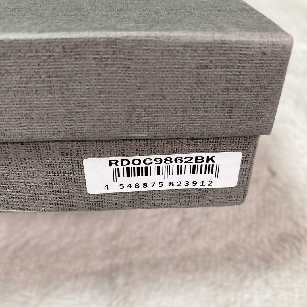 【新品】RODANIA ロダニア クロコダイル ラウンドジップ 長財布 BK