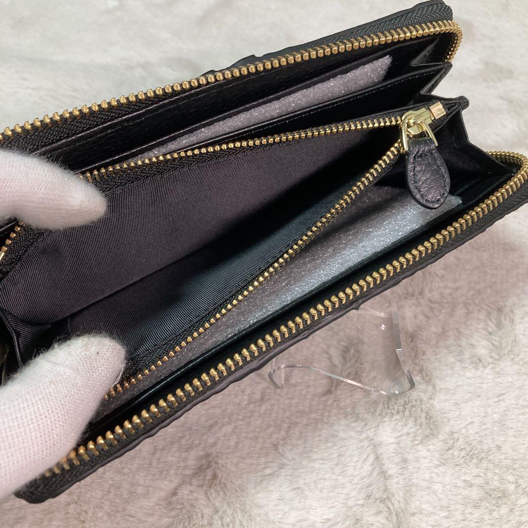 【新品】RODANIA ロダニア クロコダイル ラウンドジップ 長財布 BK