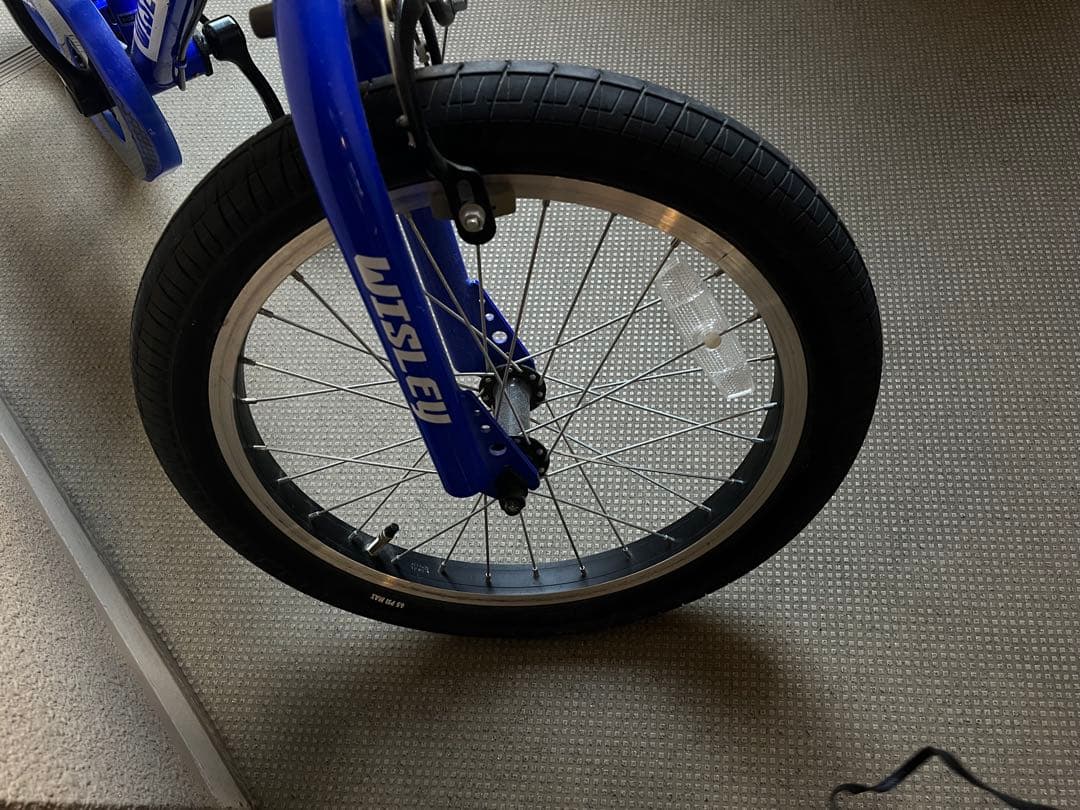 子供用青い自転車18インチ目立った傷や汚れなし