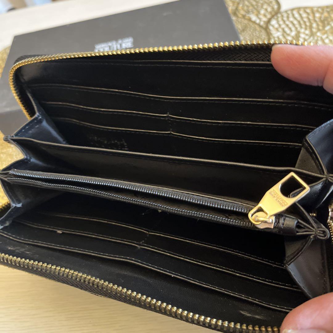 最終価格　VERSACE JEANS COUTURE 長財布 ブラック　良品