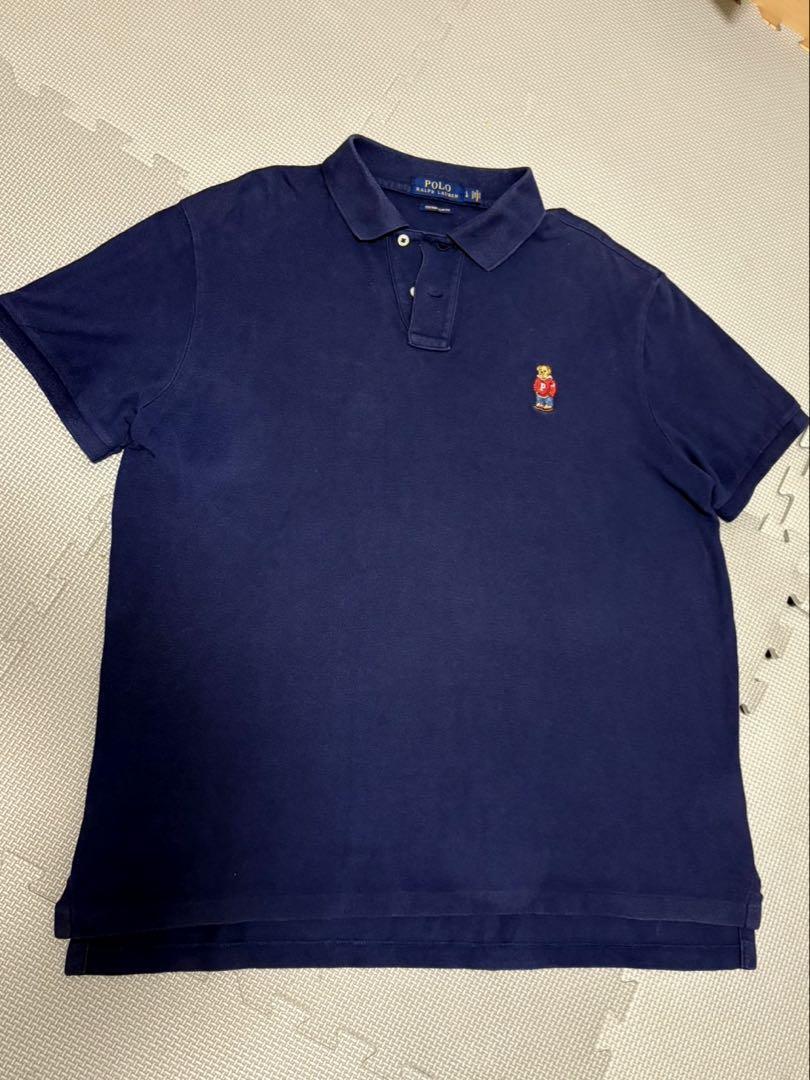 POLO GOLF ラルフ・ローレン ポロベア刺繍 ゴルフシャツ M ポロベアー 刺繍 シャツ（メンズファッション） | ファッション