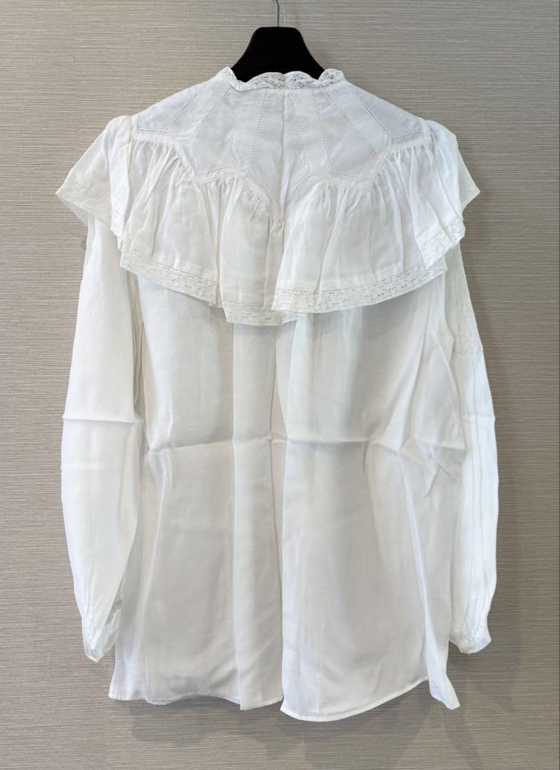 新品　IENAIENA LA BOUCLEレースカラーブラウス　イエナ