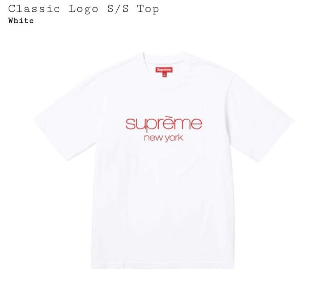 supreme 刺繍 Tシャツ ホワイト ニューヨーク
