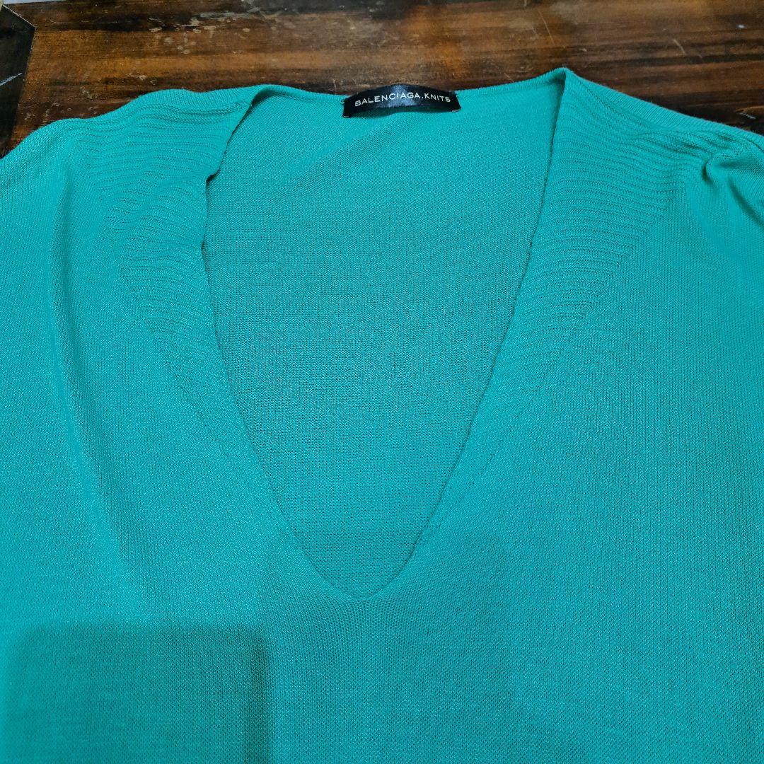 80s BALENCIAGA ニットワンピース サイズ34 バレンシアガ