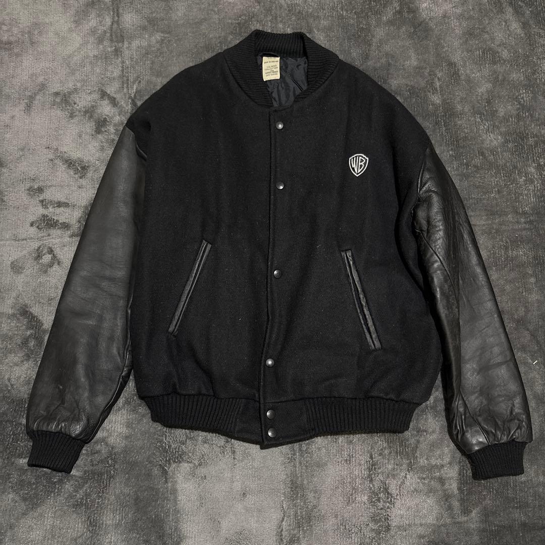 ! 90s THE BODYGUARD スタジャン ボディーガード 映画L Warner Bros