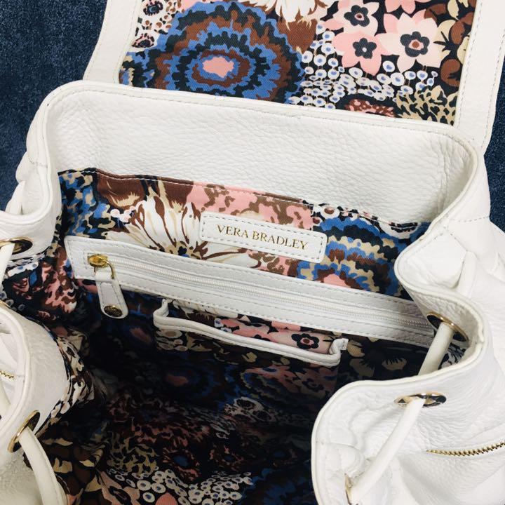 最新作新作 未使用 ヴェラ Quilted Amy Backpack レザー 白 VtTXo-m58166563768 在庫超特価