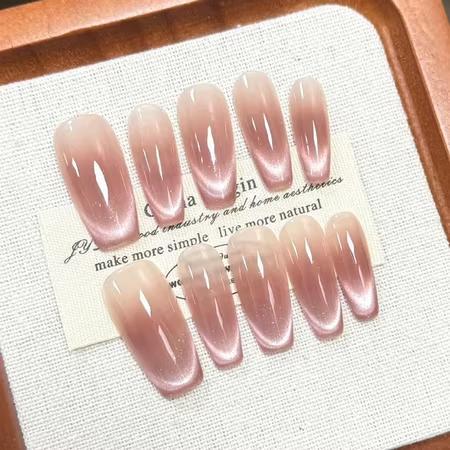 ピンク グラデーション ネイルチップ 10個セット ピンクグラデーション ネイルチップ 10個セット - メルカリ