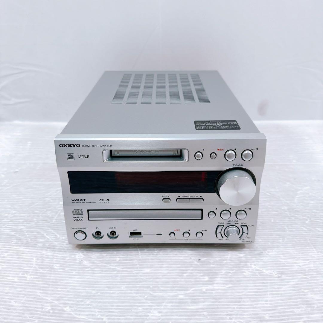 【美品】ONKYO オンキョー FR-N9NX CD/MDプレイヤー リモコン付