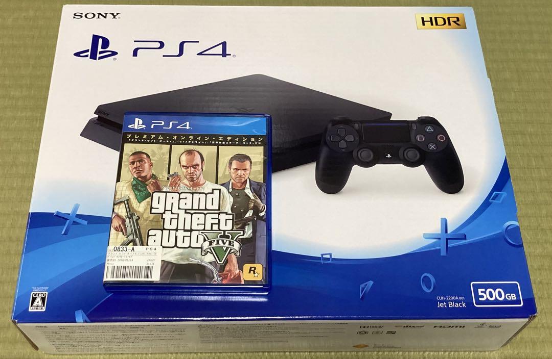 SONY PS4 本体 500GB CUH-2000A グラセフ5(地図付き)