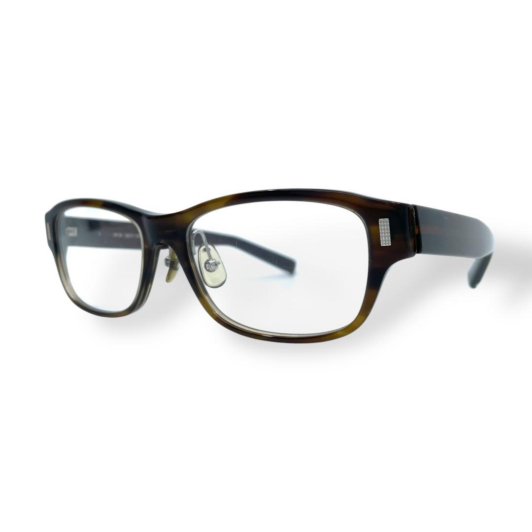 美品　999.9 フォーナインズ　m3 AP-26 メガネ　眼鏡　フレーム　茶色