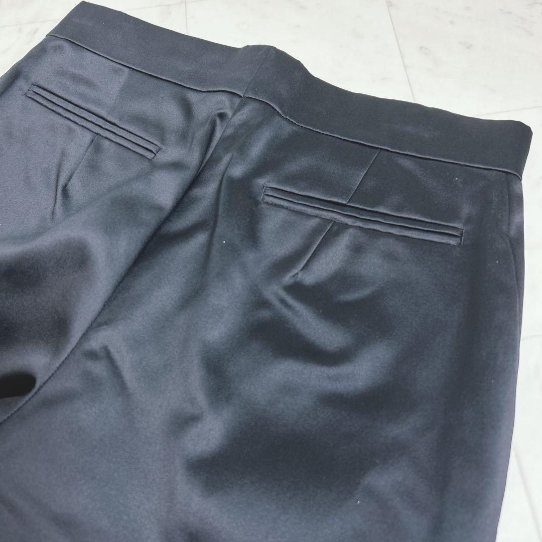 2023年✨Drawer センタープレス シルク混 パンツ 34 2023年✨Drawer センタープレス シルク混 パンツ 34