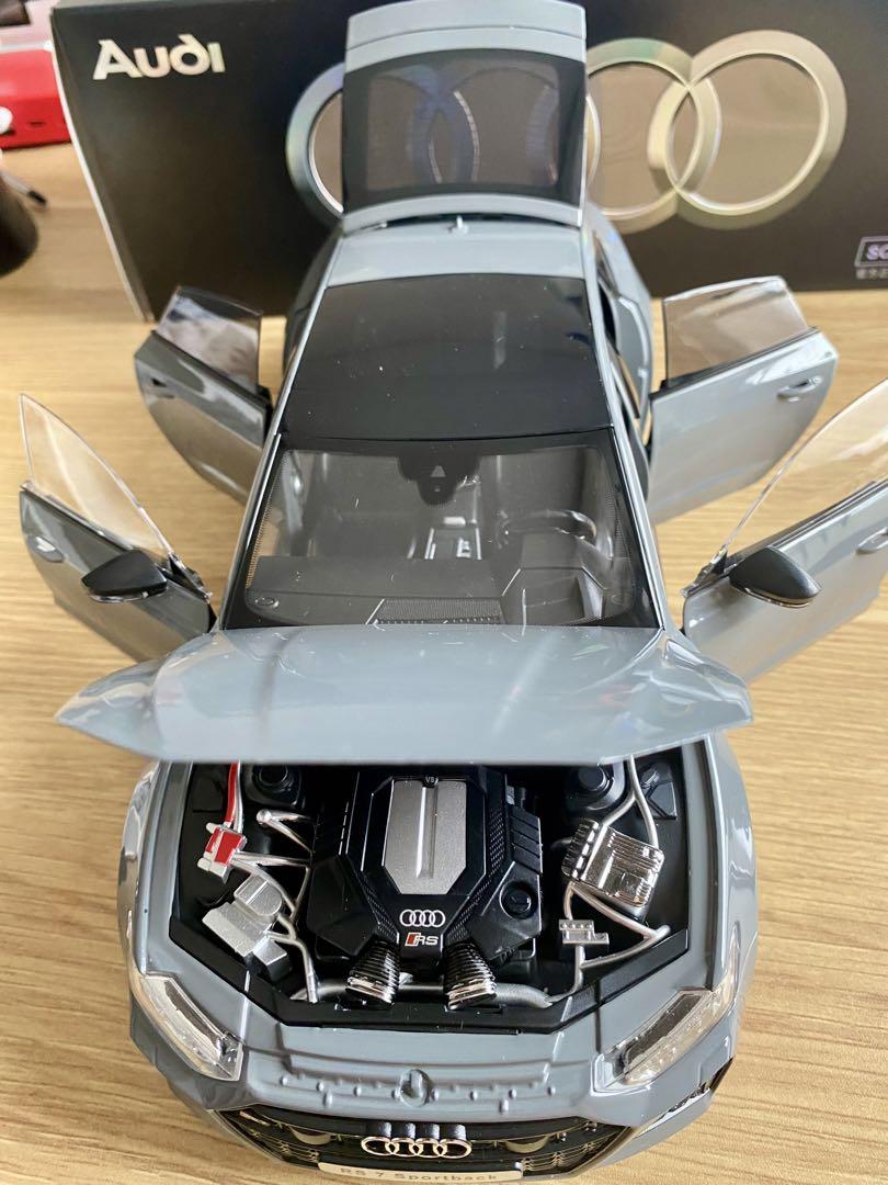 Audi RS7 1/18 高品質合金ミニカー ライト音付き 音と光,金属合金モデル,子供のおもちゃ,1:18を備えたAudi rs7
