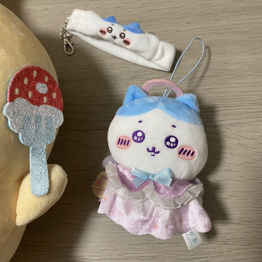 天使ハチワレぬいぐるみキーホルダー ちいかわてんし&あくまだてんしなハチワレぬいぐるみキーホルダー