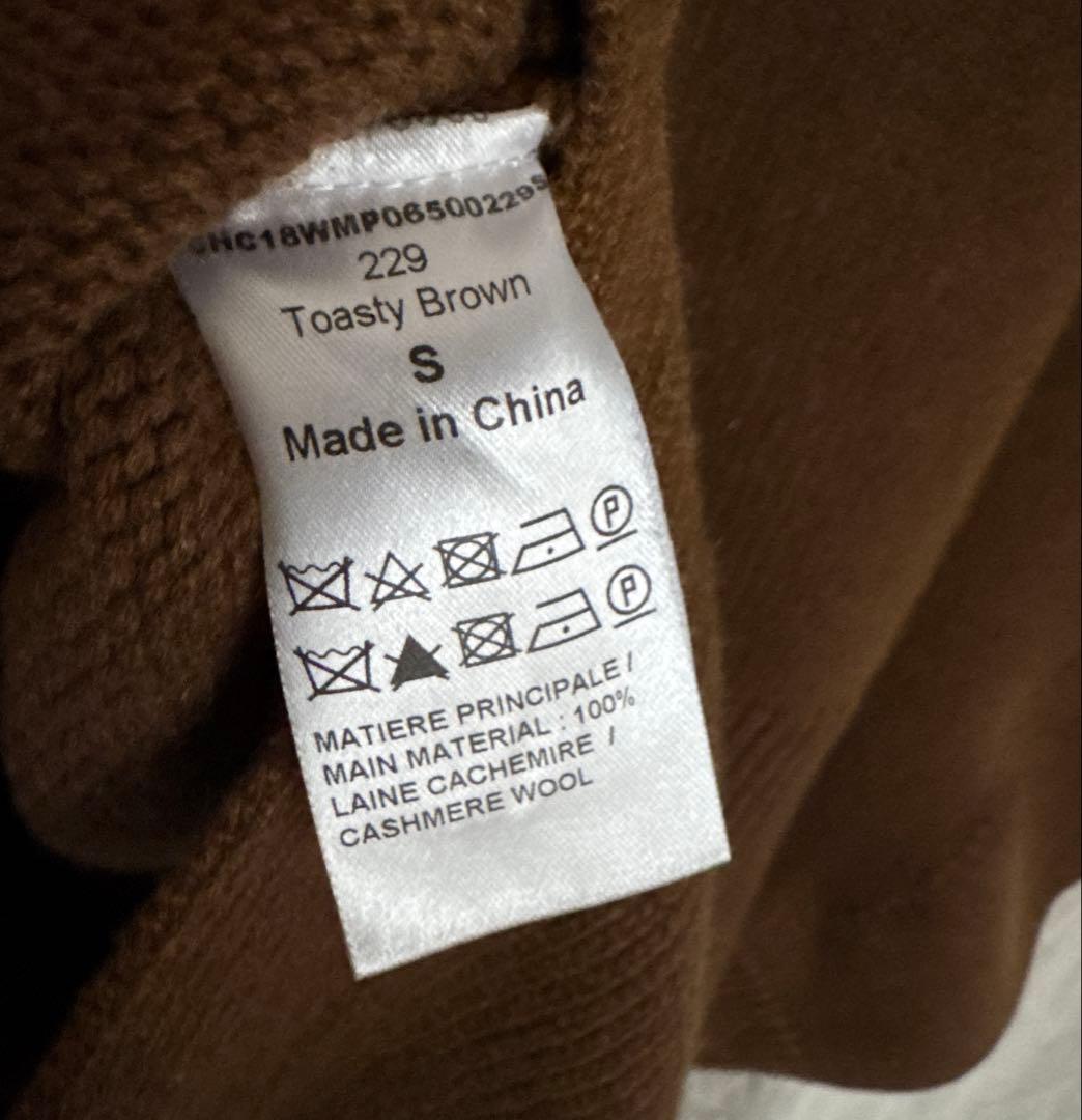 レア Chloe クロエ 2018AW カシミヤ100% 袖デザイン ニット S レア Chloe クロエ 2018AW カシミヤ100% 袖デザイン ニット S