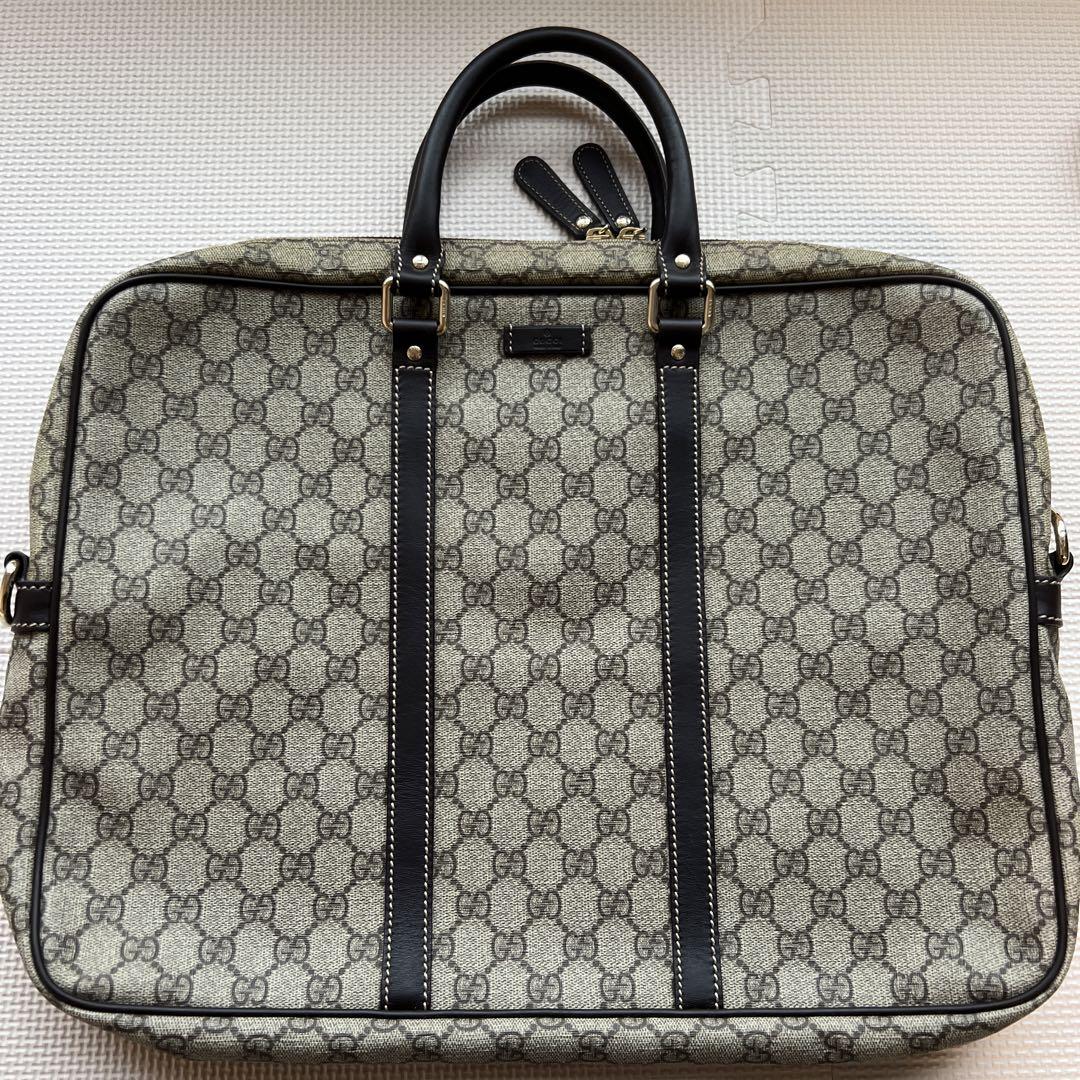 本物の 【お値下げ】GUCCI パソコンバッグ ビジネスバッグ オールド