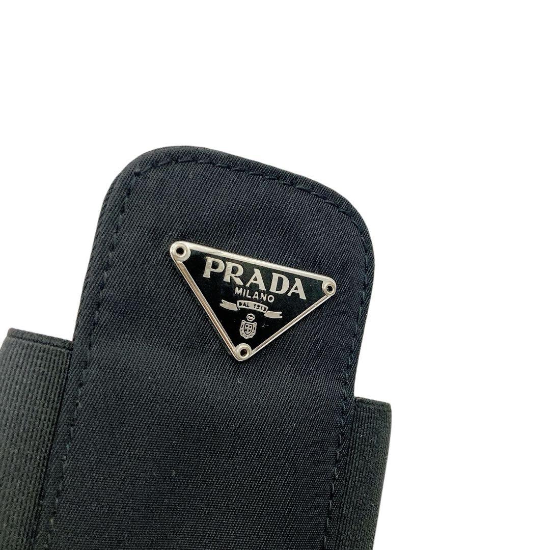 極美品✨PRADA プラダ　小物入れ　スマホケース　IQOSケース　ブラック