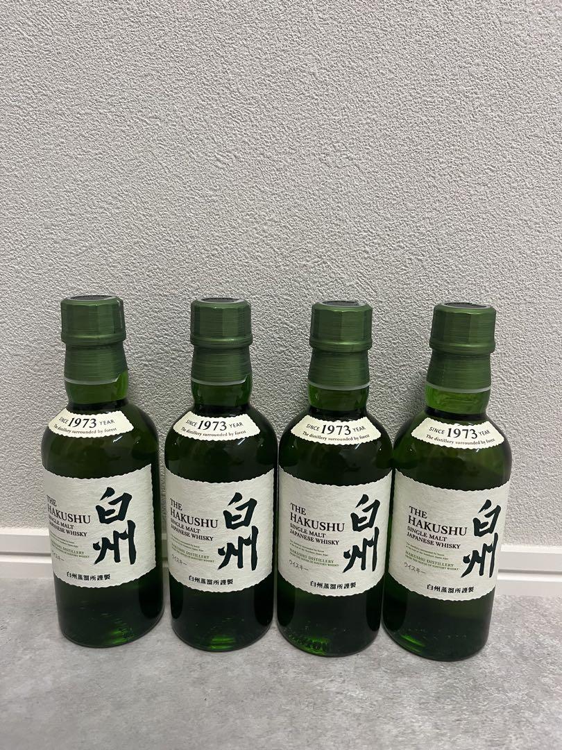 白州ウイスキー 180ml 4本セット 1973年製造 白州ウイスキー 1973年製 180ml×4本 - メルカリ