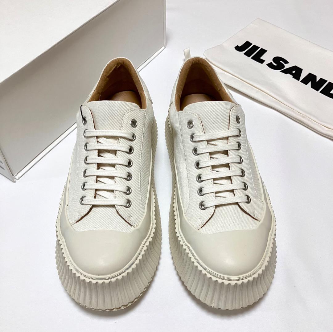 新品 40 23ss JIL SANDER プラットフォームスニーカー 5381