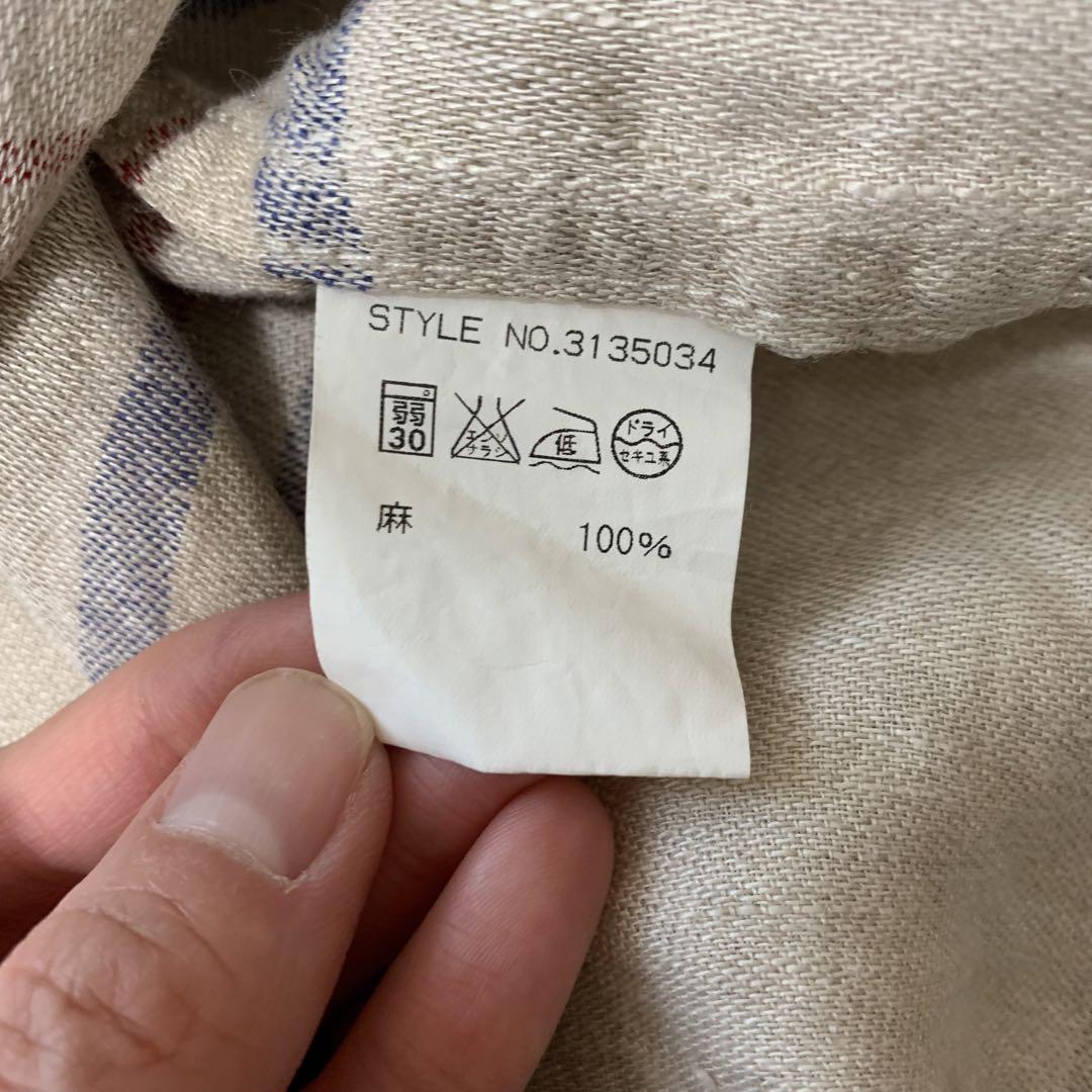 schott リネンシャツ　XLサイズ