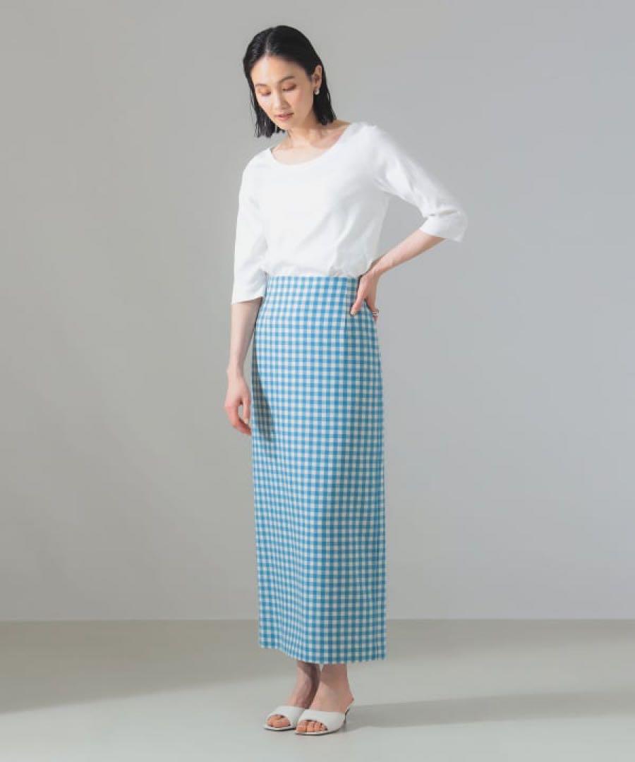 美品AURALEE AIRY SMOOTH CASHMERE SKIRT