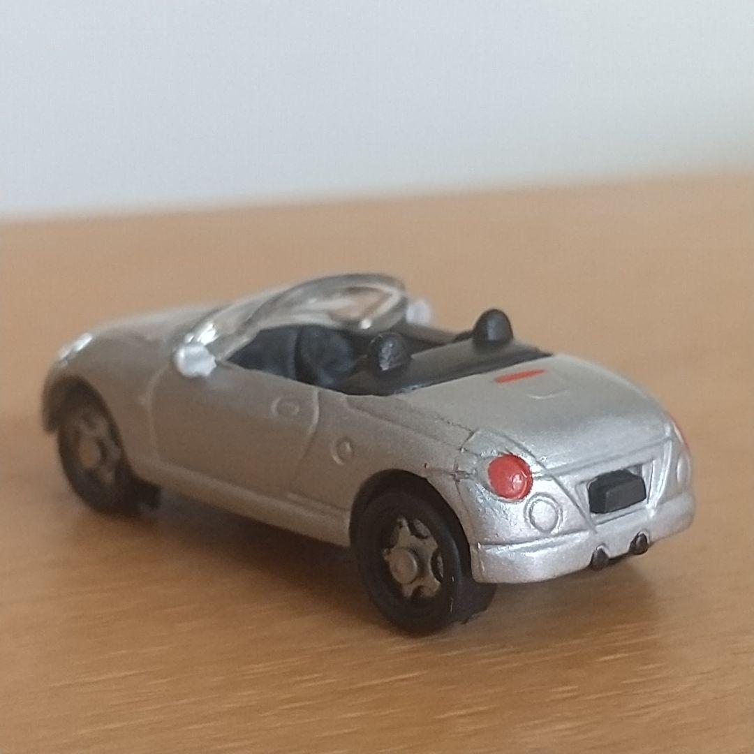 ダイハツ 初代コペン シルバー ミニカー - メルカリ