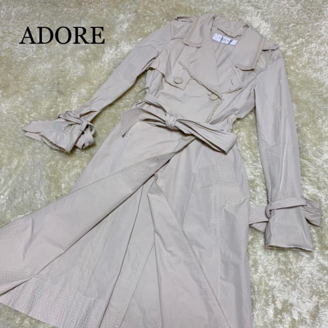 美品 アドーア ADORE スプリングコート