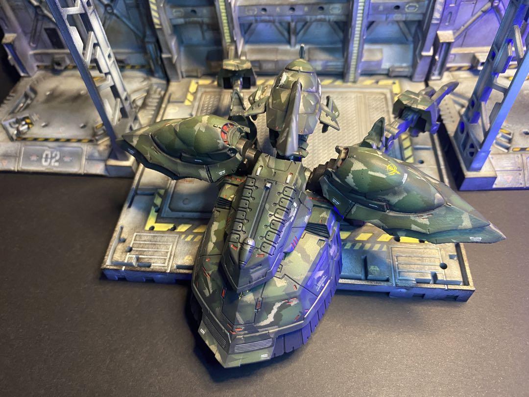 ガンダムコンバージ 【一点物】シャンブロ迷彩フルリペイント