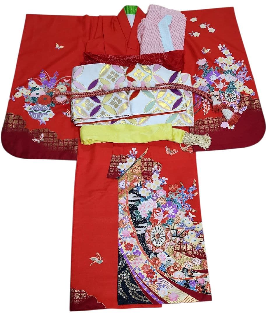 七五三　7歳女の子　振袖　着物