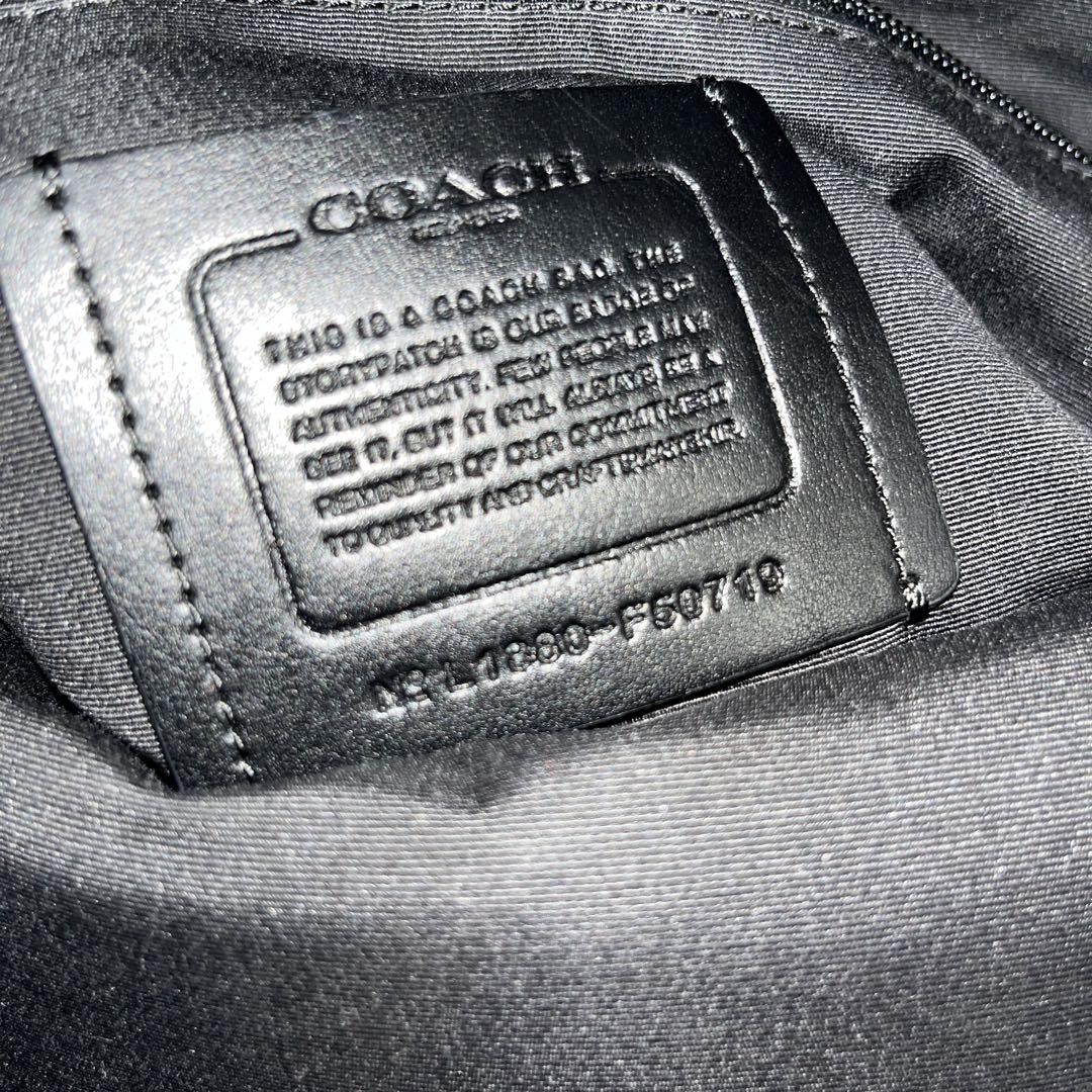 COACHコーチF50719 エンボスドGRAHAM グラハムバックパック 黒