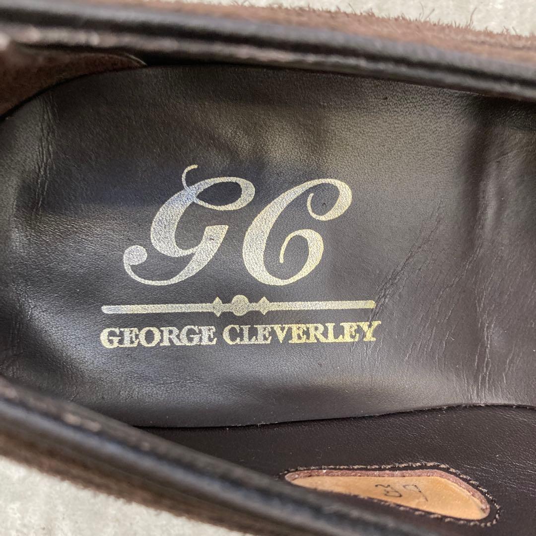 【美品】 ジョージクレバリー ローファー スウェード ブラウン 6E 【美品】 ジョージクレバリー ローファー スウェード ブラウン 6E