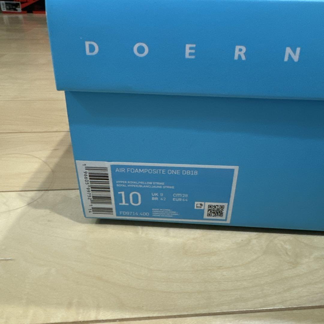 靴 Nike Air Foamposite One Doernbecher 28cm