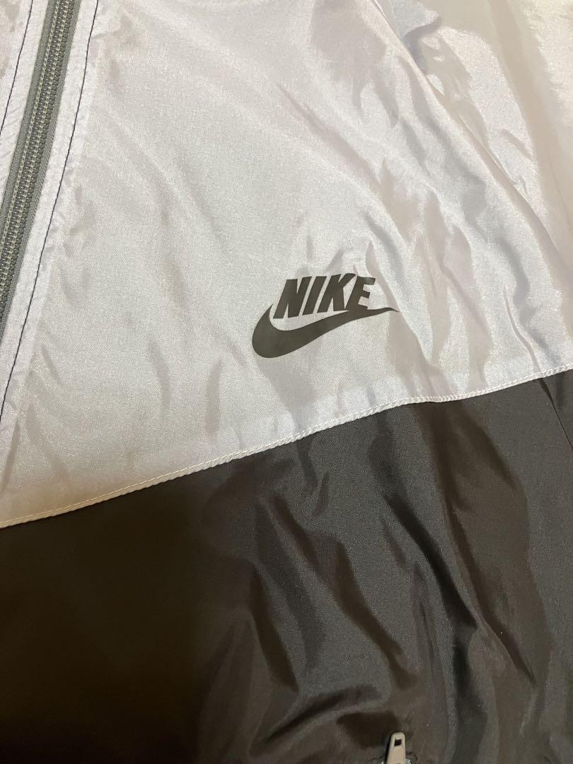 ●【美中古】NIKE ナイキ 紺タグ バイカラーカラーナイロンジャケット