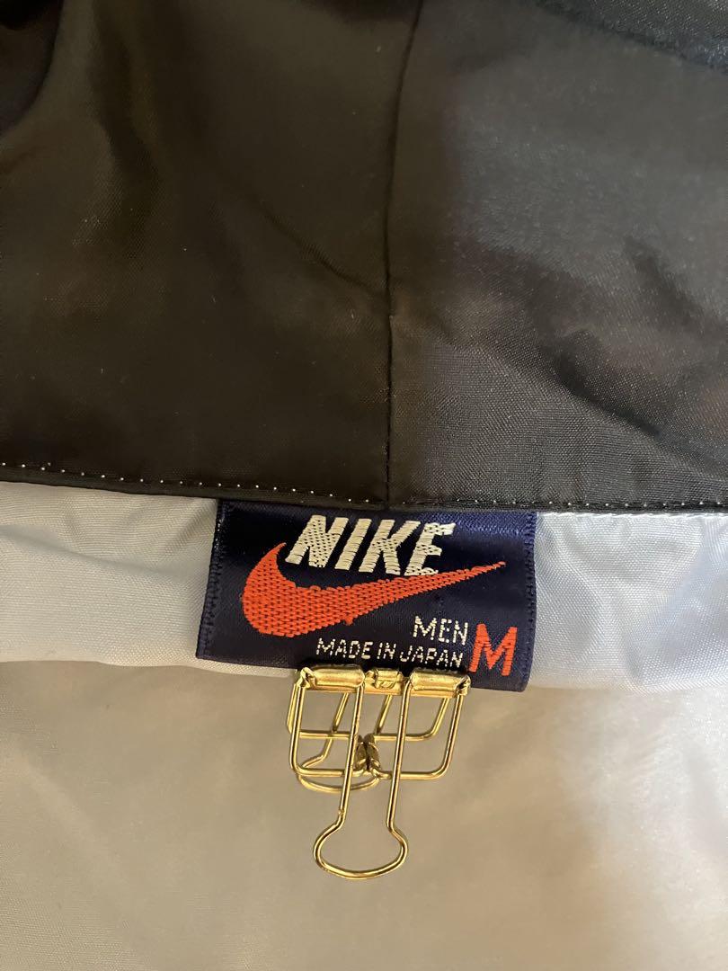 ●【美中古】NIKE ナイキ 紺タグ バイカラーカラーナイロンジャケット