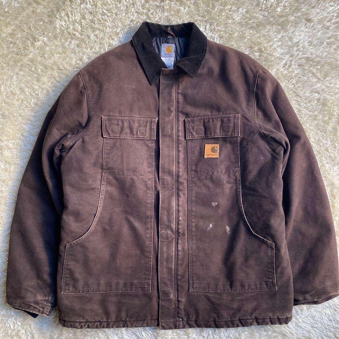 Carhartt カーハートトラディショナルコート L C26 DKB ブラウンL Carhartt