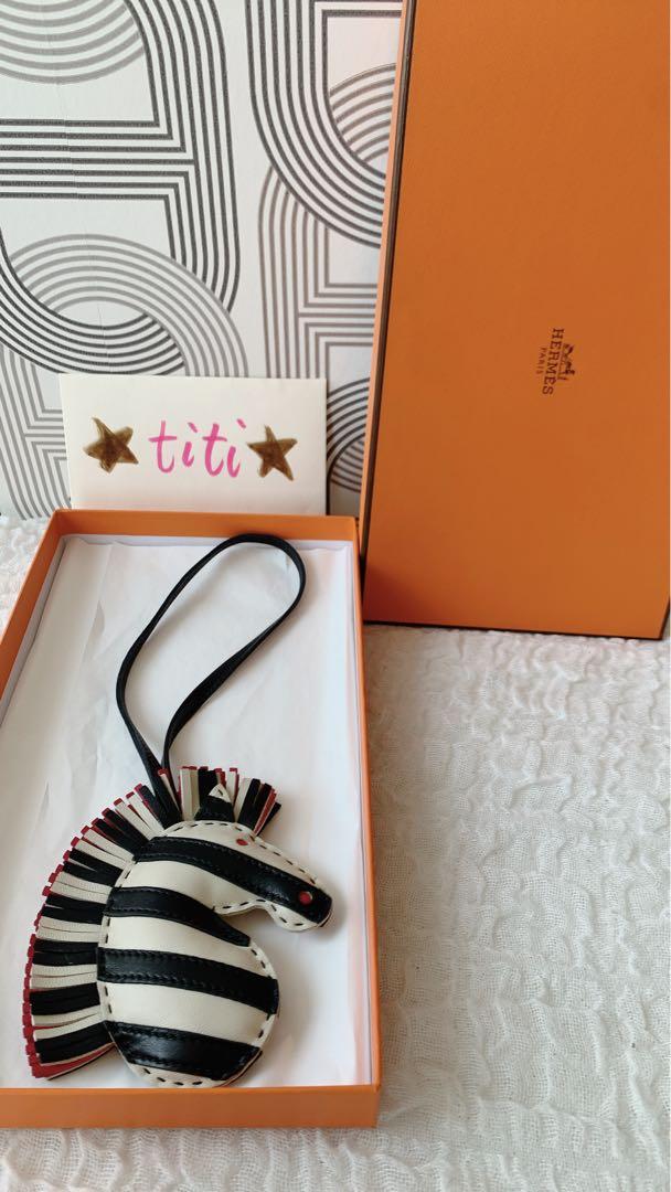 エルメスHERMES ジージー サバンナ ゼブラ バッグチャーム