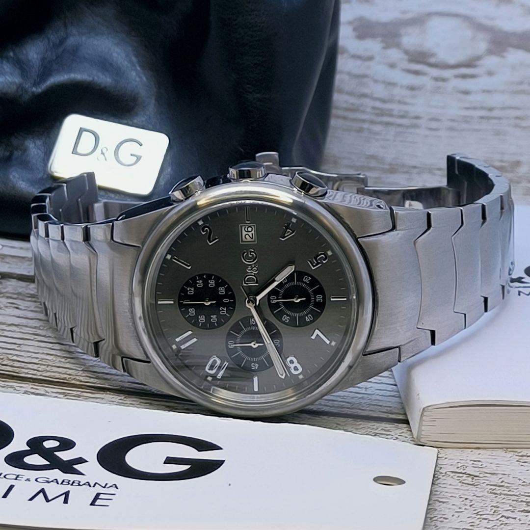動作品　ドルチェ＆ガッバーナ　腕時計 ドルガバ　シルバー　D&G　定価11万円