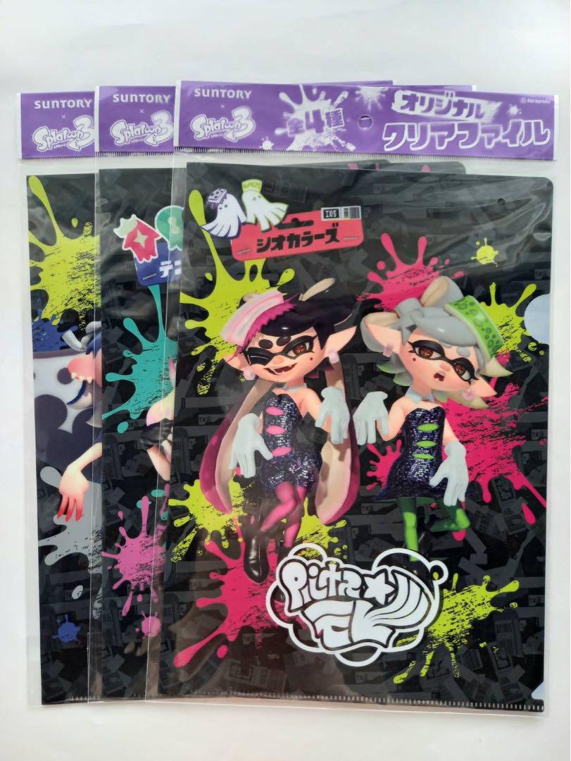 スプラトゥーン シオカライブ告知ポスター + A4クリアファイル