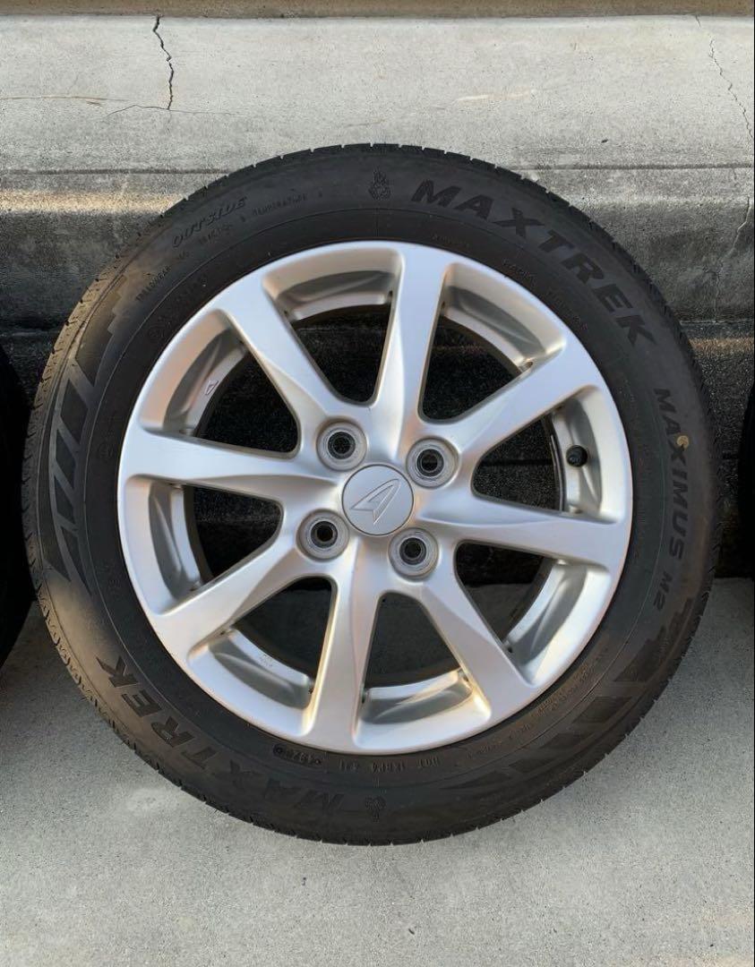 くらしを楽しむアイテム ②タイヤ・アルミホイールセット155/65R14 タント ダイハツ純正 タイヤ・ホイール