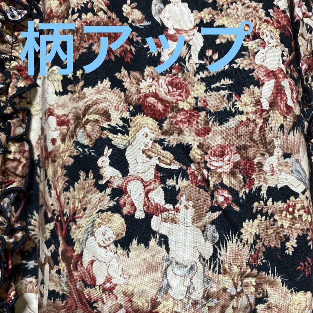メタモルフォーゼ天使とお花柄AラインJSK