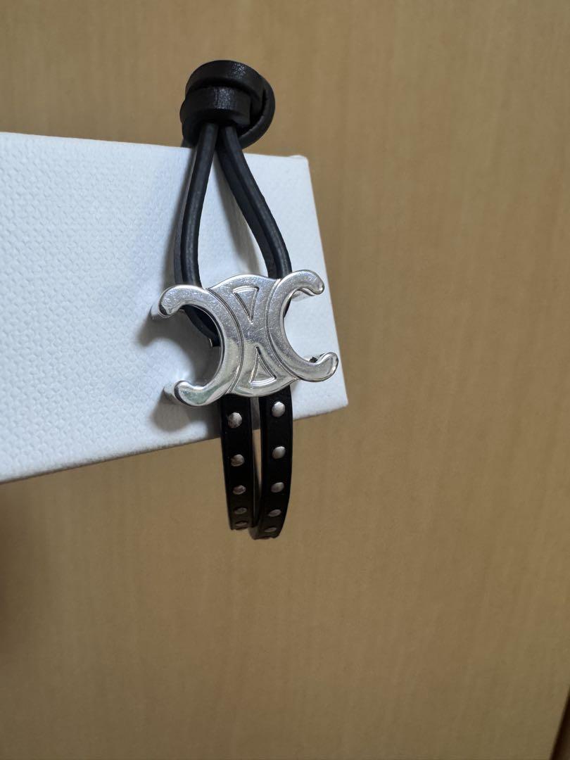 CELINE トリオンフ スタッズ ブレスレット 460RW3SM